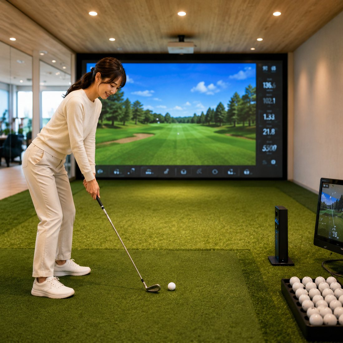 実際にシミュレーターを体験